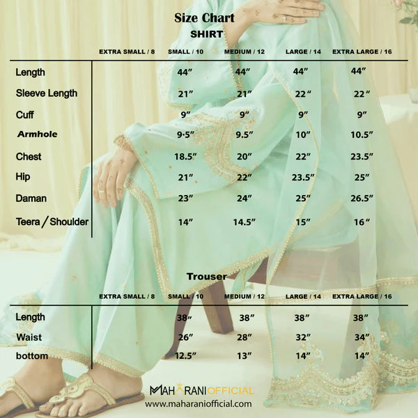 Aqua Bloom  3 pcs lawn – An Ethereal Symphony of Elegance & Grace