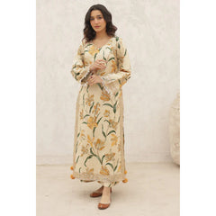 Whispering Flora | 2-Piece Lawn Stitched Suit