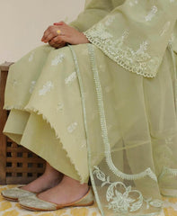 Pearl Green Lawn 3-Piece